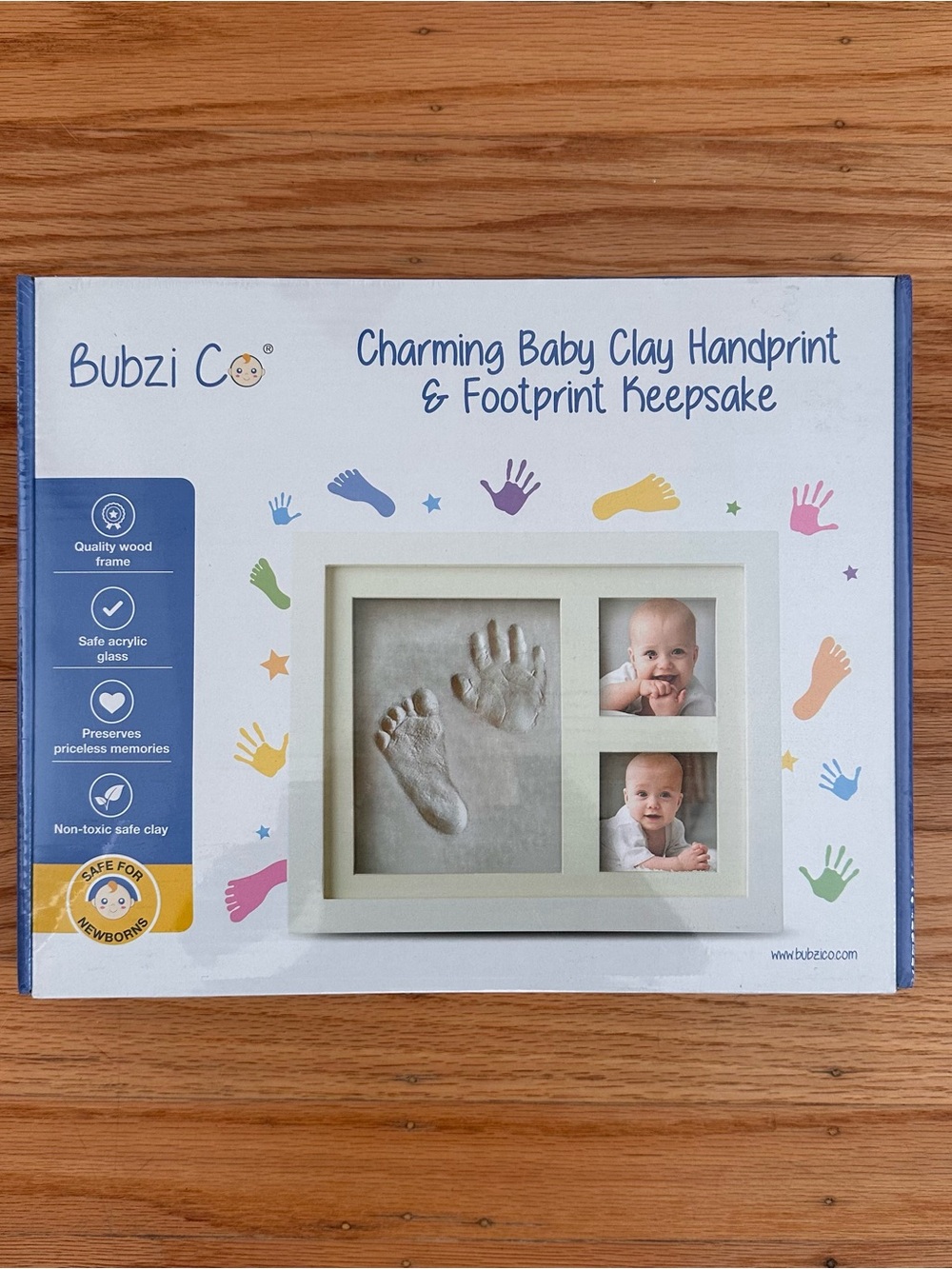 Bubzi Co — Charming Baby Clay Handprint & Footprint Keepsake Kit